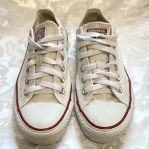White Converse women's size 7